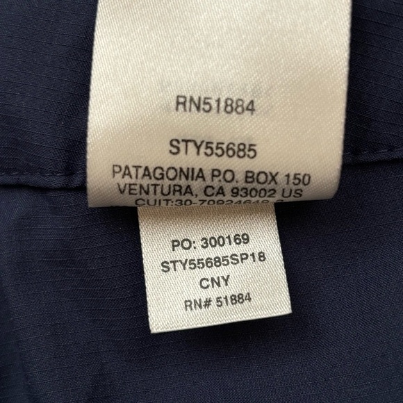 Patagonia Stone Navy Blue High Spy Lightweight Casual Active Pants Sz Women's 4 - Picture 11 of 13